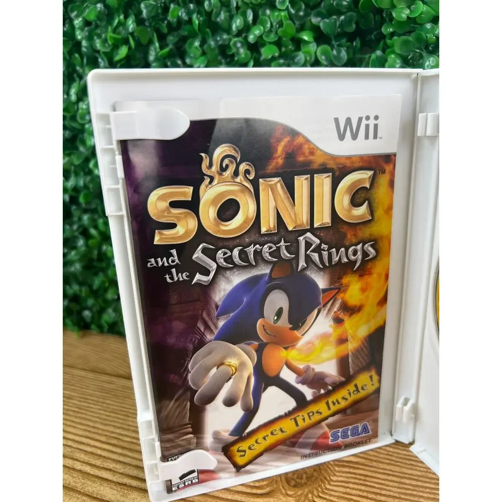 Sonic and the Secret Rings (Nintendo Wii) Complete CIB w/ Manual